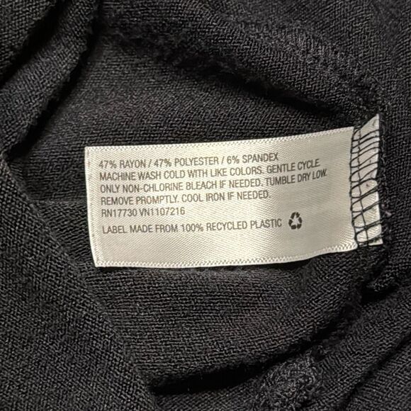 Prologue Black Jersey Knit Sleeveless Midi Dress Women’s Extra Small - Picture 9 of 9